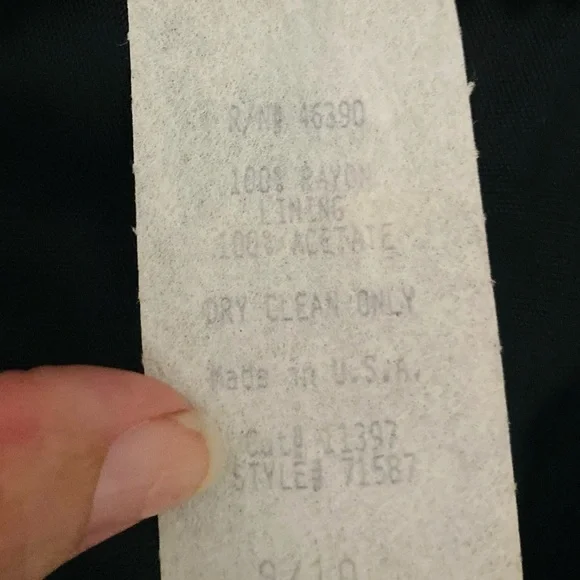 Vintage 90s Y2K strappy back velvet column dress with front slit. - Picture 7 of 11